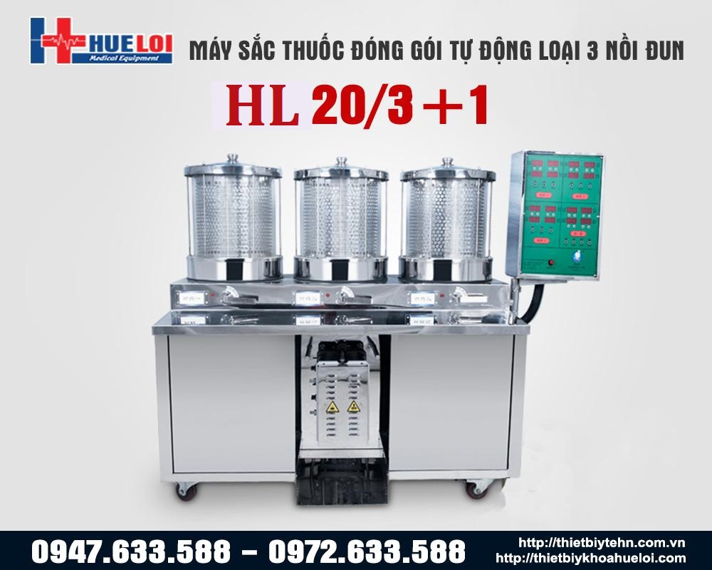 Máy sắc thuốc bắc 3 nồi đun