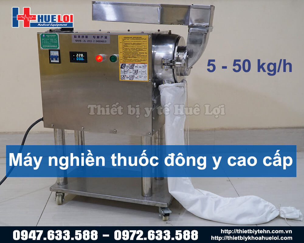 Máy nghiền thuốc đông y dạng cột cao cấp