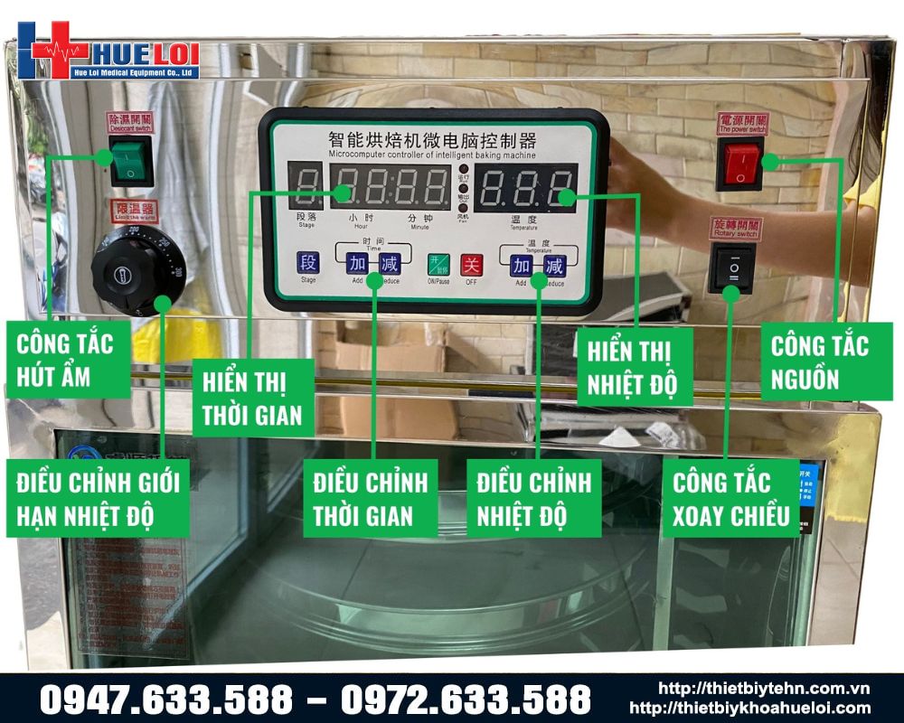 bảng điều khiển tủ sấy