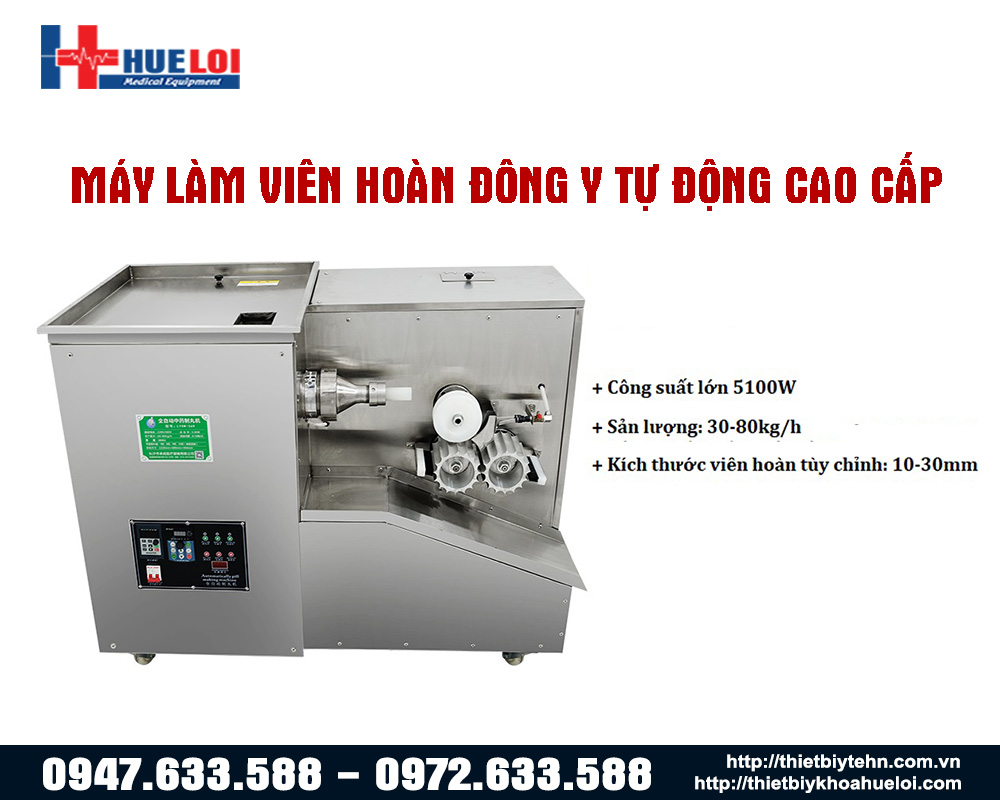 Máy làm viên thuốc hoàn cao cấp