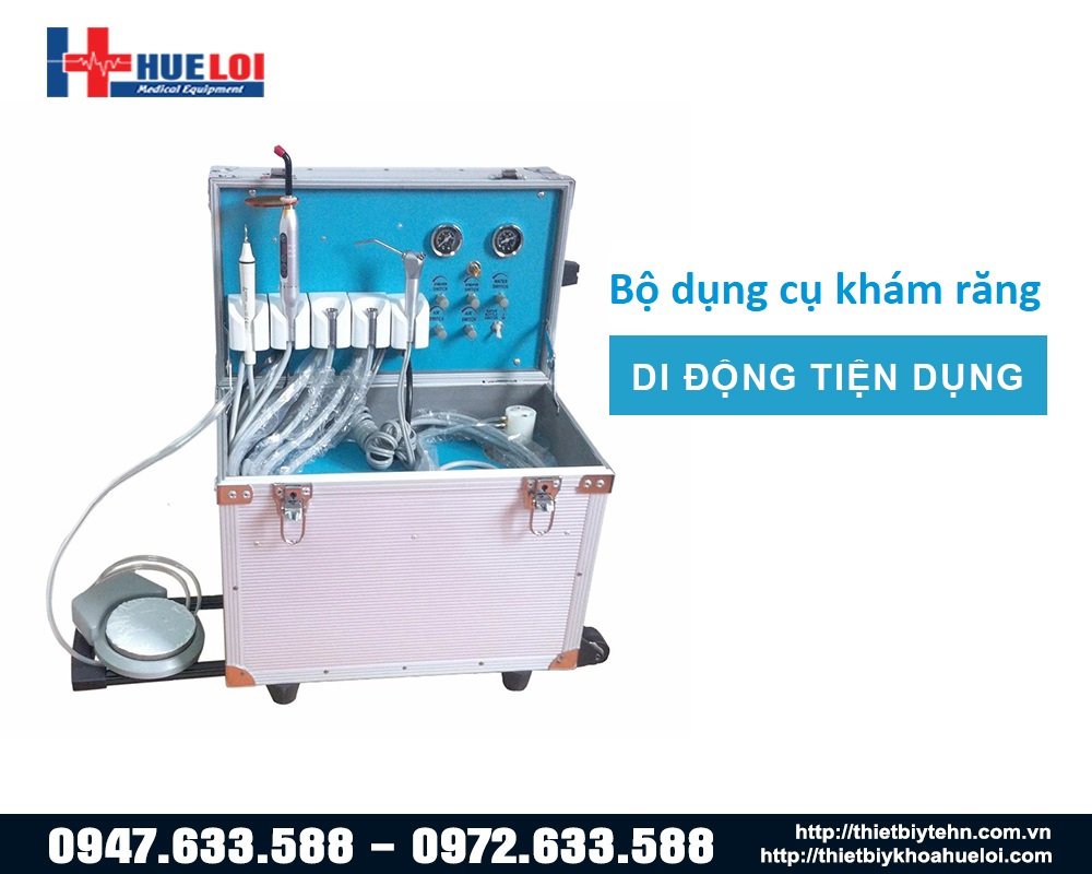 Bộ dụng cụ khám răng di động B024