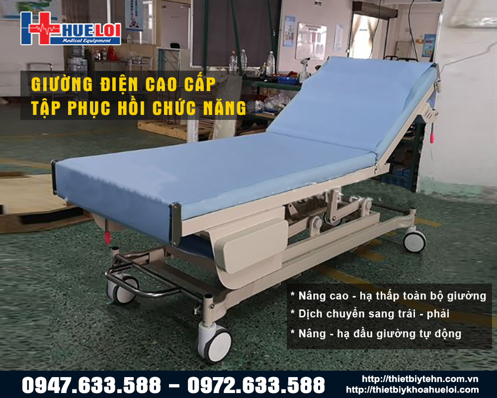 Giường tập phục hồi chức năng tự động cao cấp