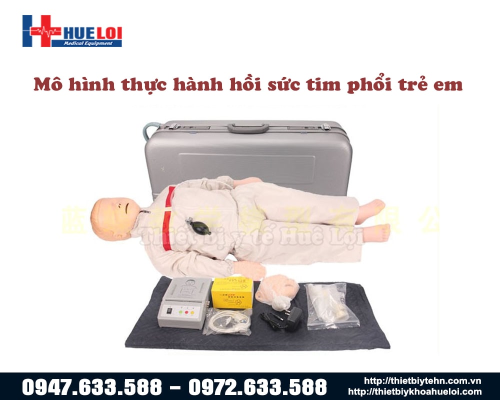 Mô hình thực hành cấp cứu ngừng tuần hoàn trẻ em