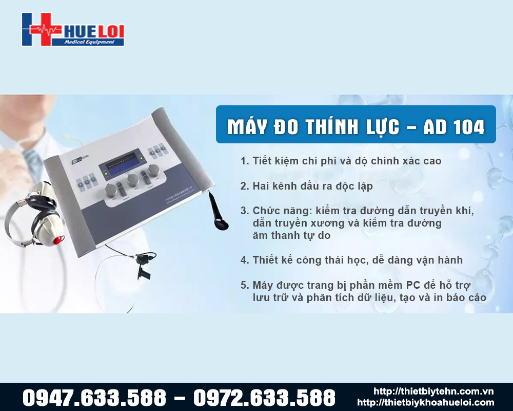 Máy sàng lọc thính lực AD104