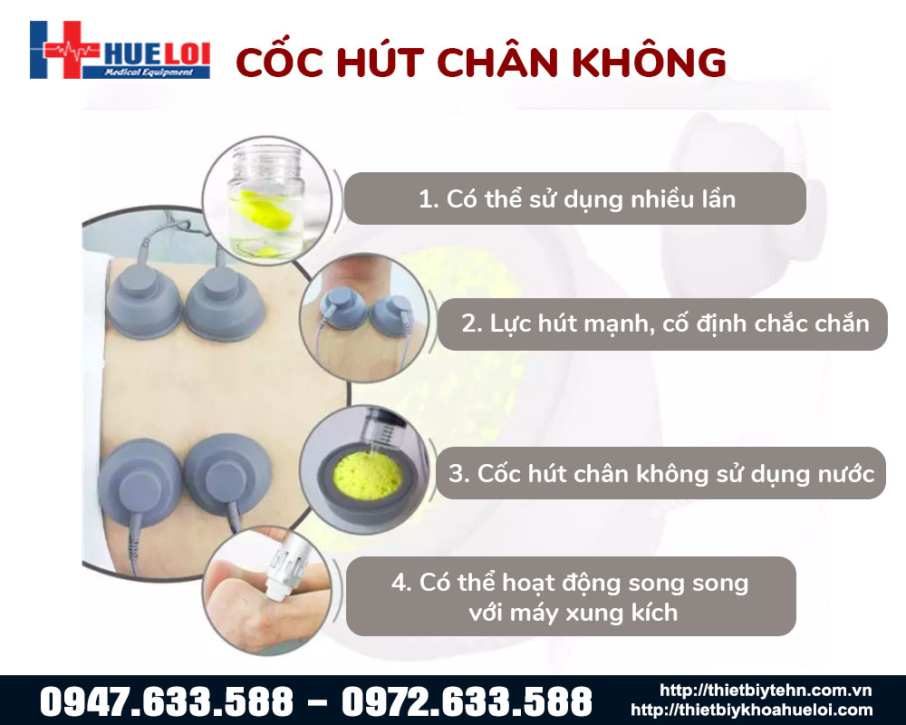 cốc hút kích thích các cơ