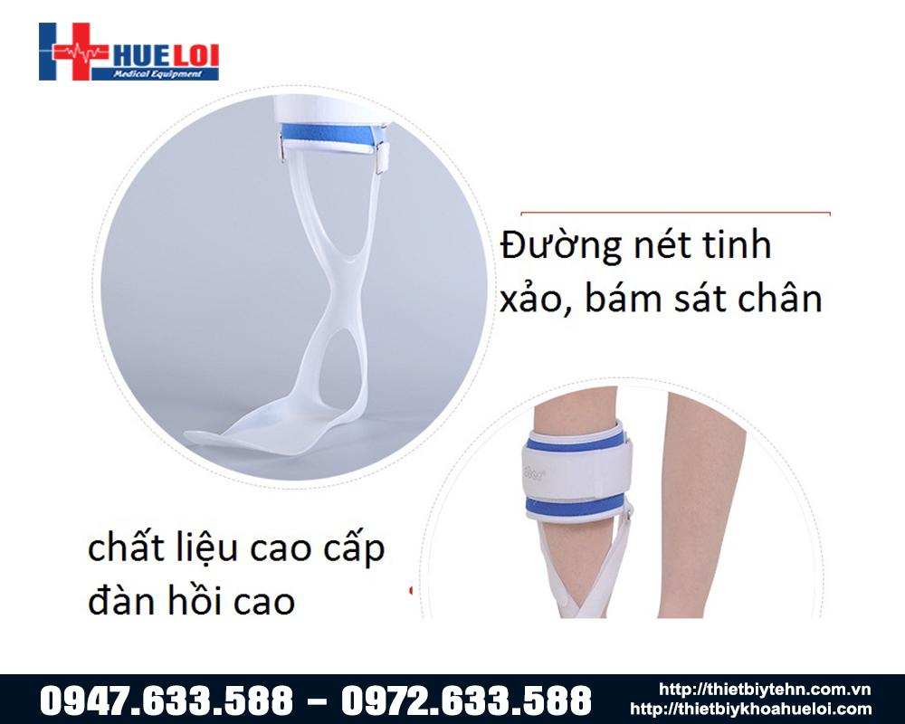 Nẹp chân chỉnh bước đi người tai biến FO-58