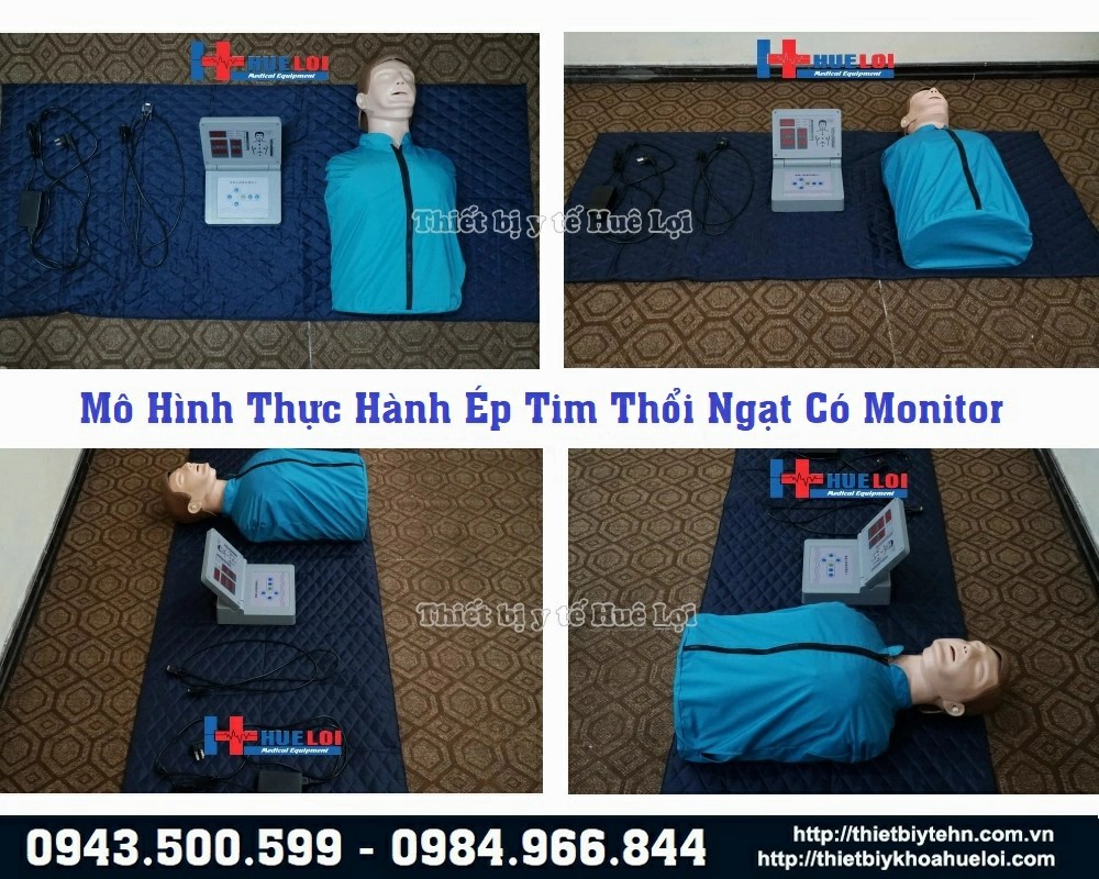 Mô hình nửa người để ép tim thổi ngạt