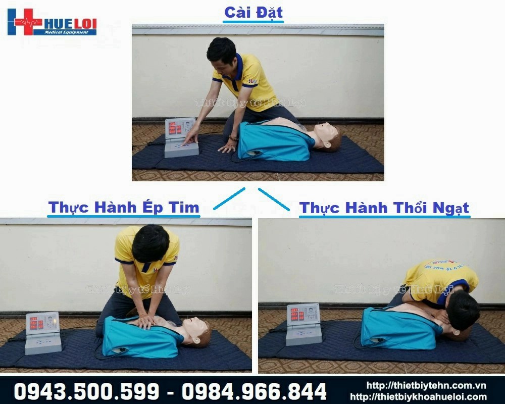 thực hành cấp cứu người bị ngưng thở