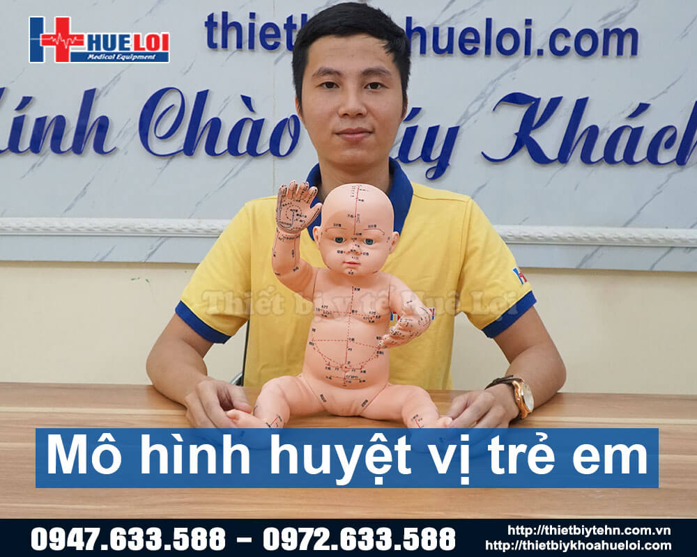 Mô hình thực hành châm cứu trẻ nhỏ